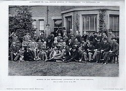 The founding members of the PCUK at the inaugural meeting in Derby 1886