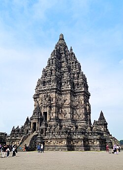 Main shrine dedicated to Shiva of Prambanan temple complex, initiated by King Pikatan as mentioned in Shivagrha inscription