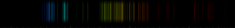 Color lines in a spectral range