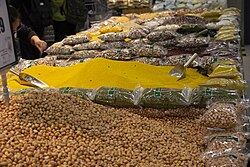 Beans in a market