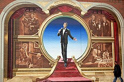 Mural of Dean Martin in Steubenville, Ohio