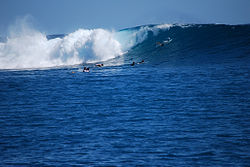 Surfers explore the Mentawai islands, West Sumatra