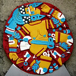 Original coloration of the stone disk, based on chemical traces of pigments.