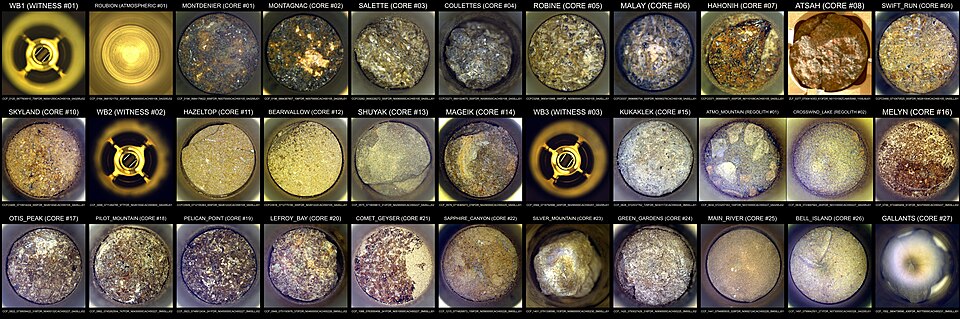 Perseverance rover - cored rock sample collection at 1574 sols (July 24, 2025)