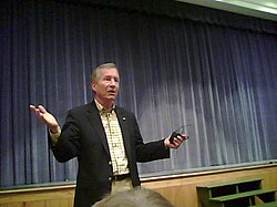 Rep. Marshall at a 14 November 2009 townhall meeting in Covington, Georgia.