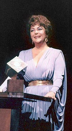 Taylor in 1981 at an event honoring her career