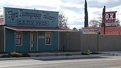 Re-construction of Fly's Studio and entrance to OK Corral