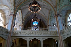 Gothic Revival vault of Joensuu Church in Joensuu, Finland