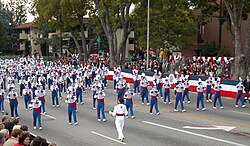 Londonderry High School Marching Lancer Band from New Hampshire during the 2004 parade
