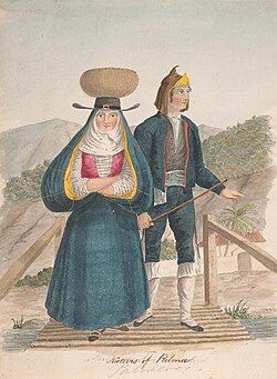 Natives of La Palma, by Alfred Diston, 1825