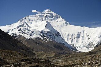 Mount Everest, Earth's highest mountain