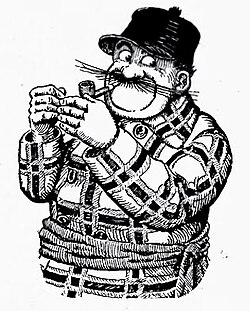 Paul Bunyan as depicted by William B. Laughead