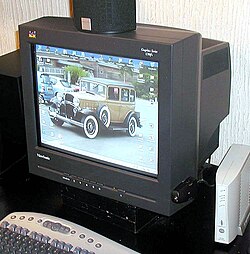 Most of the world's production of strontium used to be consumed in the production of cathode-ray tube (CRT) displays. The glass contained strontium and barium oxide to block X-rays.