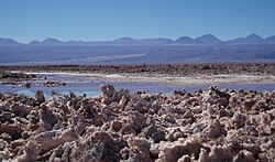 Atacama's rugged landscape.