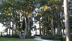 Kraft Azalea Park, located alongside of Lake Maitland