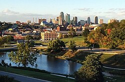 View of downtown from Penn Valley Park