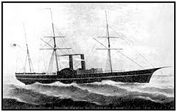 Goodfellow's mother returned to San Francisco aboard the Pacific Mail Steamship Company ship S.S. Golden Gate