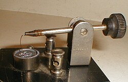 Galena cat's whisker detector