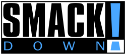 The first ever SmackDown! logo used from August 26, 1999, to August 9, 2001
