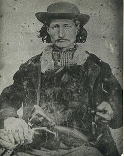 James B. Hickok in the 1860s, during his pre-gunfighter days