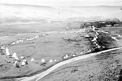 Nez Perce encampment, Lapwai, Idaho, c. 1899