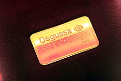 Degussa gold, 5 g