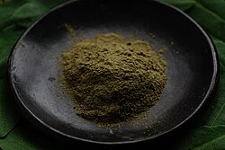 Mambe or ypadu is made from toasted and ground coca leaves with ashes