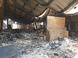 The Hillville fire destroyed this house and machinery shed on a farm in Hillville on 14 November 2019