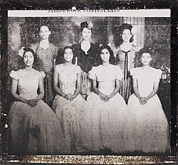 Delta Jabberwock contestants, 1945