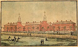 Old Brick Row in 1807