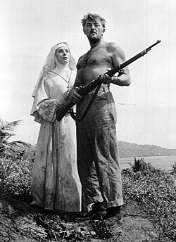 Mitchum with Deborah Kerr in Heaven Knows, Mr. Allison (1957)