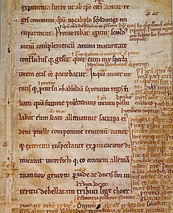 A facsimile of Gesta Danorum by Saxo Grammaticus, which contains the legend of Amleth