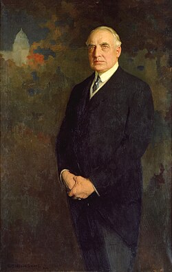 Harding's official White House portrait, c. 1922 by Edmund Hodgson Smart
