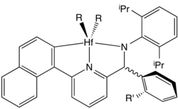 A post-metallocene catalyst developed at Dow Chemical.[11]