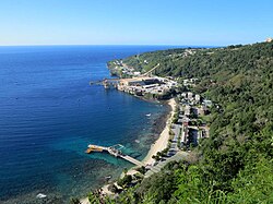 The Settlement, also called Flying Fish Cove, Christmas Island's capital