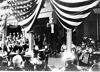 The big corporations such as Standard Oil made large contributions in 1896 to William McKinley's campaign for president, managed by Mark Hanna.