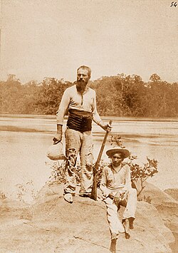 Photograph taken on the Orinoco river between 1884 and 1890