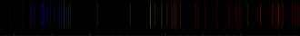 Color lines in a spectral range