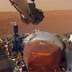 Insight Mars lander view in December 2018