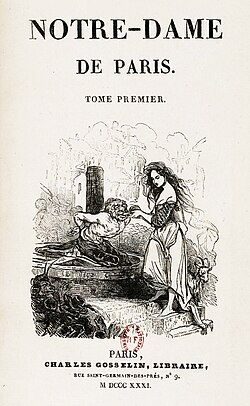 The Hunchback of Notre-Dame (Notre-Dame de Paris) by Victor Hugo (1831), a 19th-century example of a romantic-historical novel