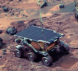 Sojourner on Mars in 1997