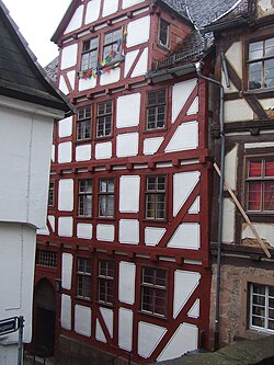 The Lomonosov house in Marburg, Germany