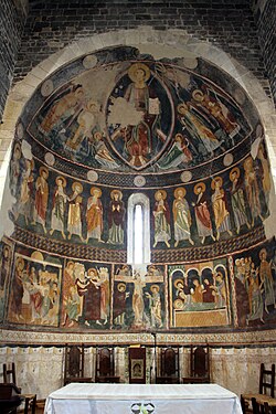 12th-century frescoes in the Basilica di Saccargia in Codrongianos