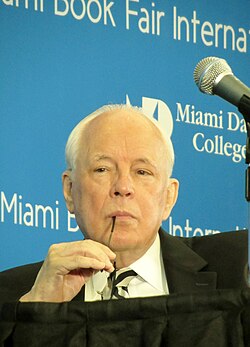 Dean at the Miami Book Fair 2014 during the presentation of his book The Nixon Defense