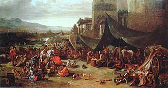 The sack of Rome in 1527, by Johannes Lingelbach, 17th century