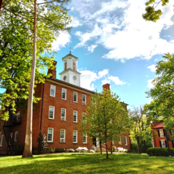 Manasseh Cutler Hall, constructed by 1816 and opened in 1819, was the first academic building in the former Northwest Territory and was named after university founder Manasseh Cutler.