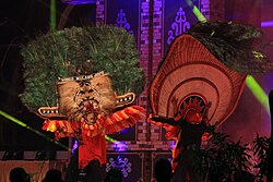 Reog Ponorogo is the famous traditional dance in East Java.