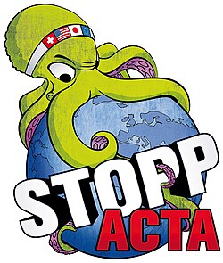 Poster used by the German Pirate Party