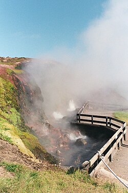 Deildartunguhver, Iceland: the highest flow hot spring in Europe