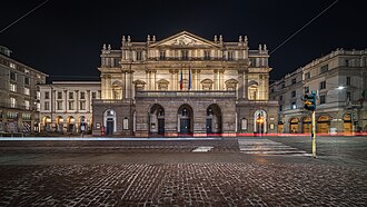 Inaugurated in 1778, La Scala is among the world's most famous opera houses.